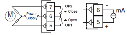 type vavle control output