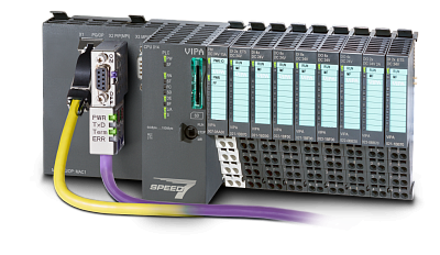 YASKAWA VIPA контроллер SLIO 014-CEF0R00 с подключенными модулями входов-выходов