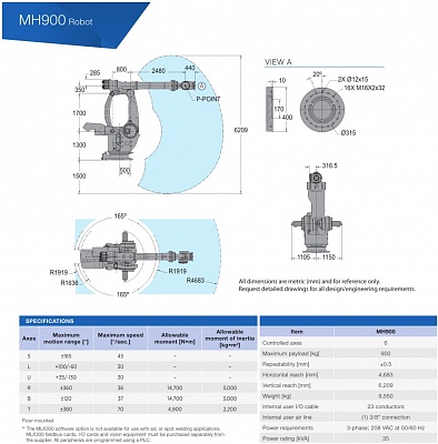 YASKAWA  MH900  ,  